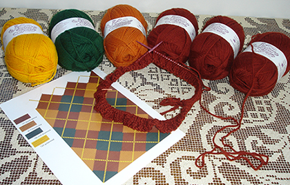 autumn argyle supplies