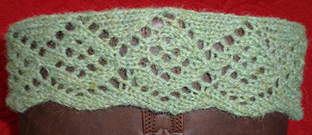 hand knit boot cuff