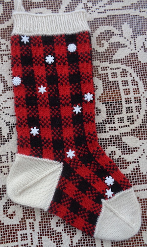 Buffalo Check Stocking